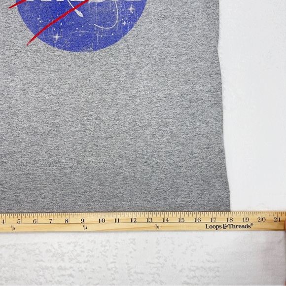 Vintage NASA Tee Shirt Women’s XS Grey Short Sleeve - Picture 7 of 7